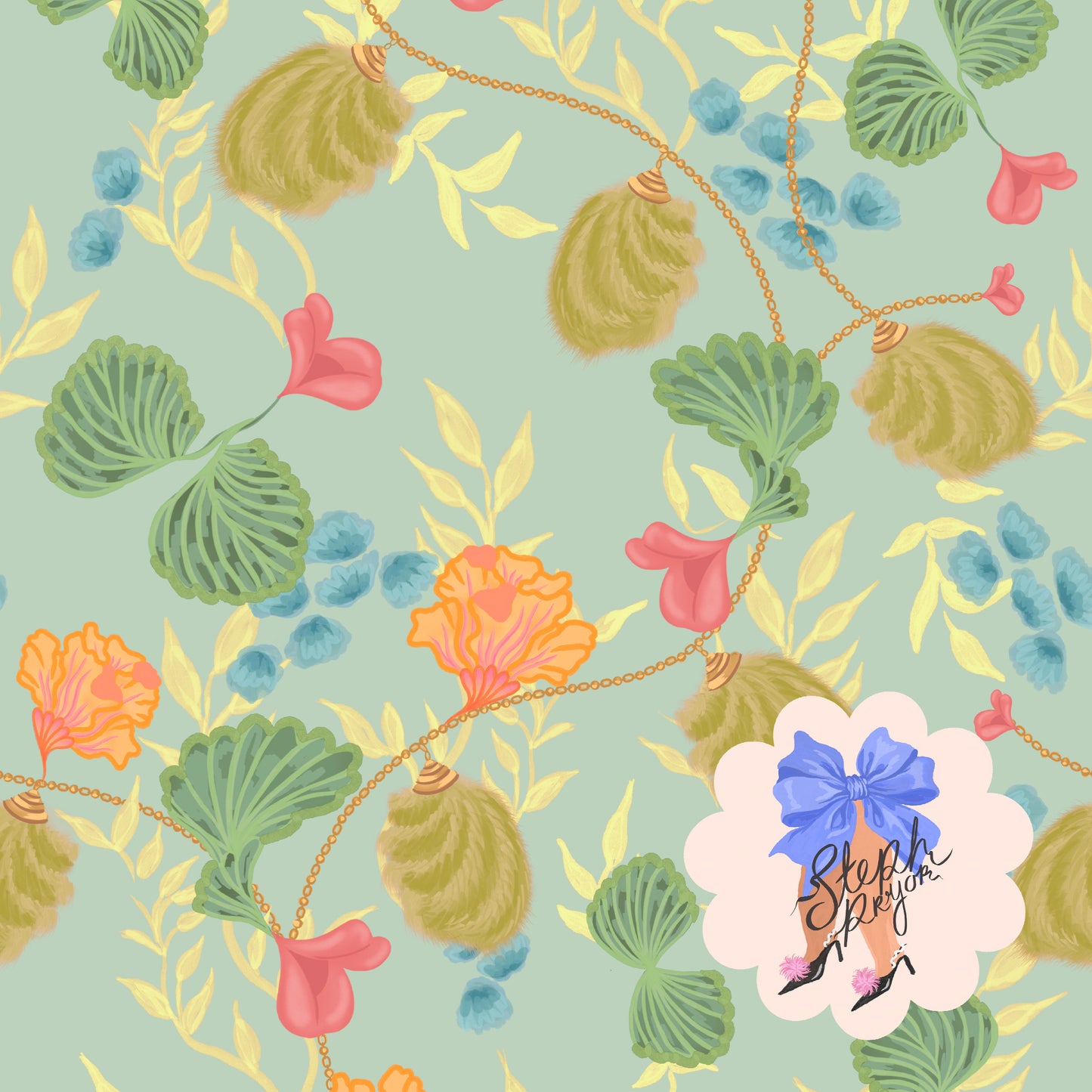 Lippy Blooms (Blue)