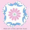 Tiles: Moroccan Daisy (Pink)