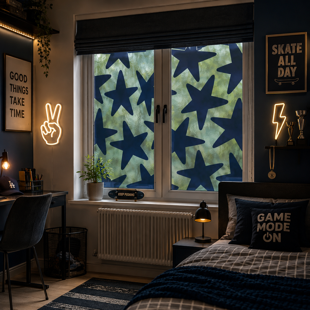 Midnight Stars | Frosted Window Vinyl