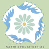 Tiles: Moroccan Daisy (Green)