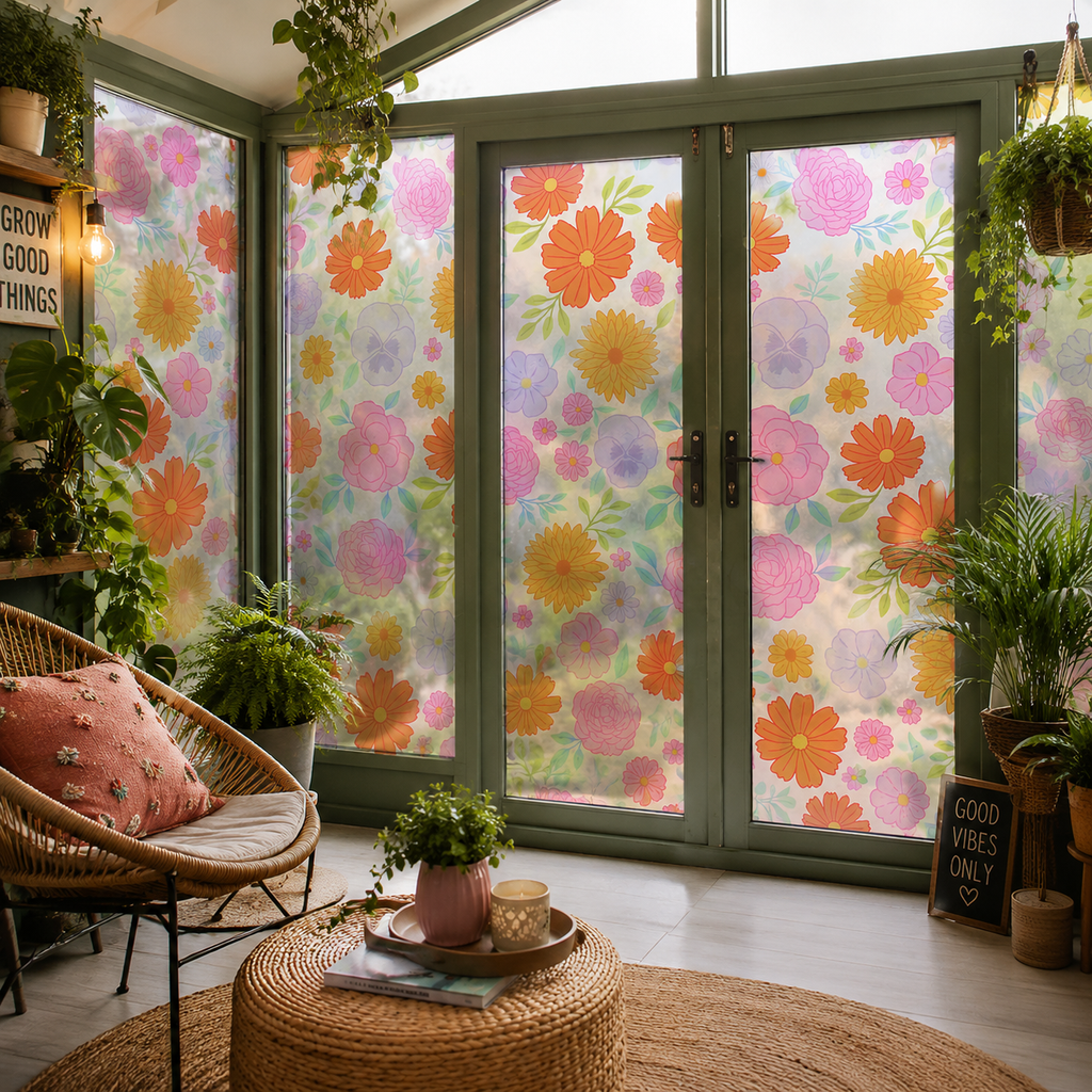 Petal Haze | Frosted Window Vinyl