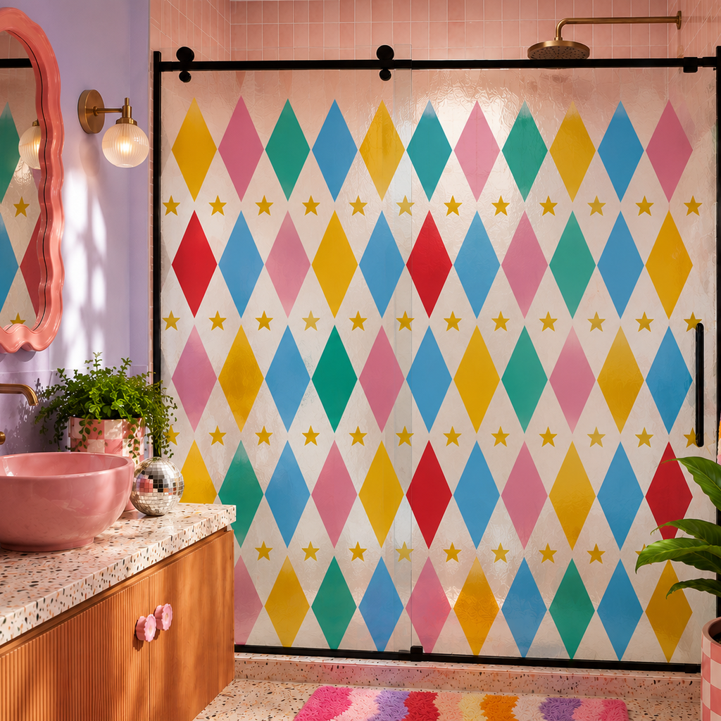 Disco Diamonds | Frosted Window Vinyl