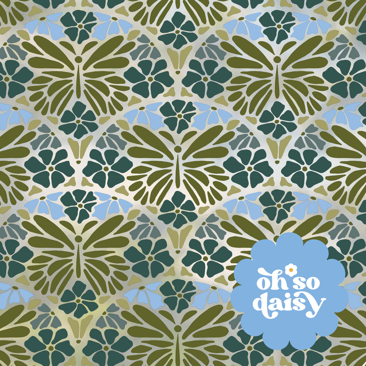 Butterfly Daze - Blue Grove | Frosted Window Vinyl