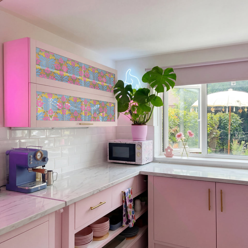 Butterfly Daze - Pastel Pop | Frosted Window Vinyl