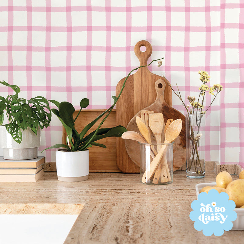 Cottage Gingham (Pink)
