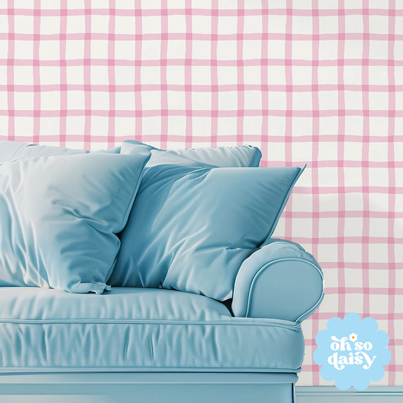 Cottage Gingham (Pink)