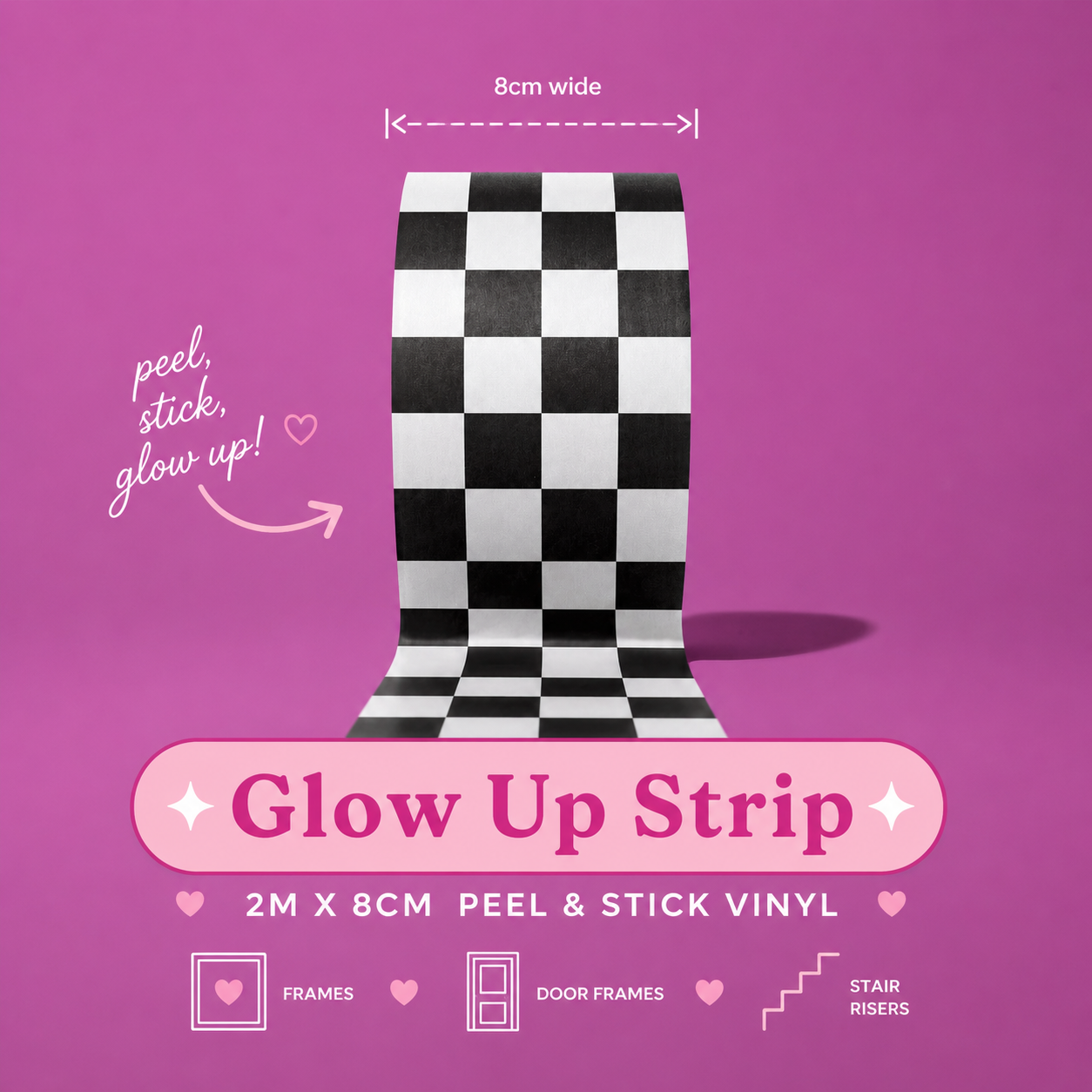 Checkerboard - Glow Up Strip