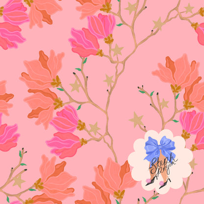Star Studded Blossoms (Pink)