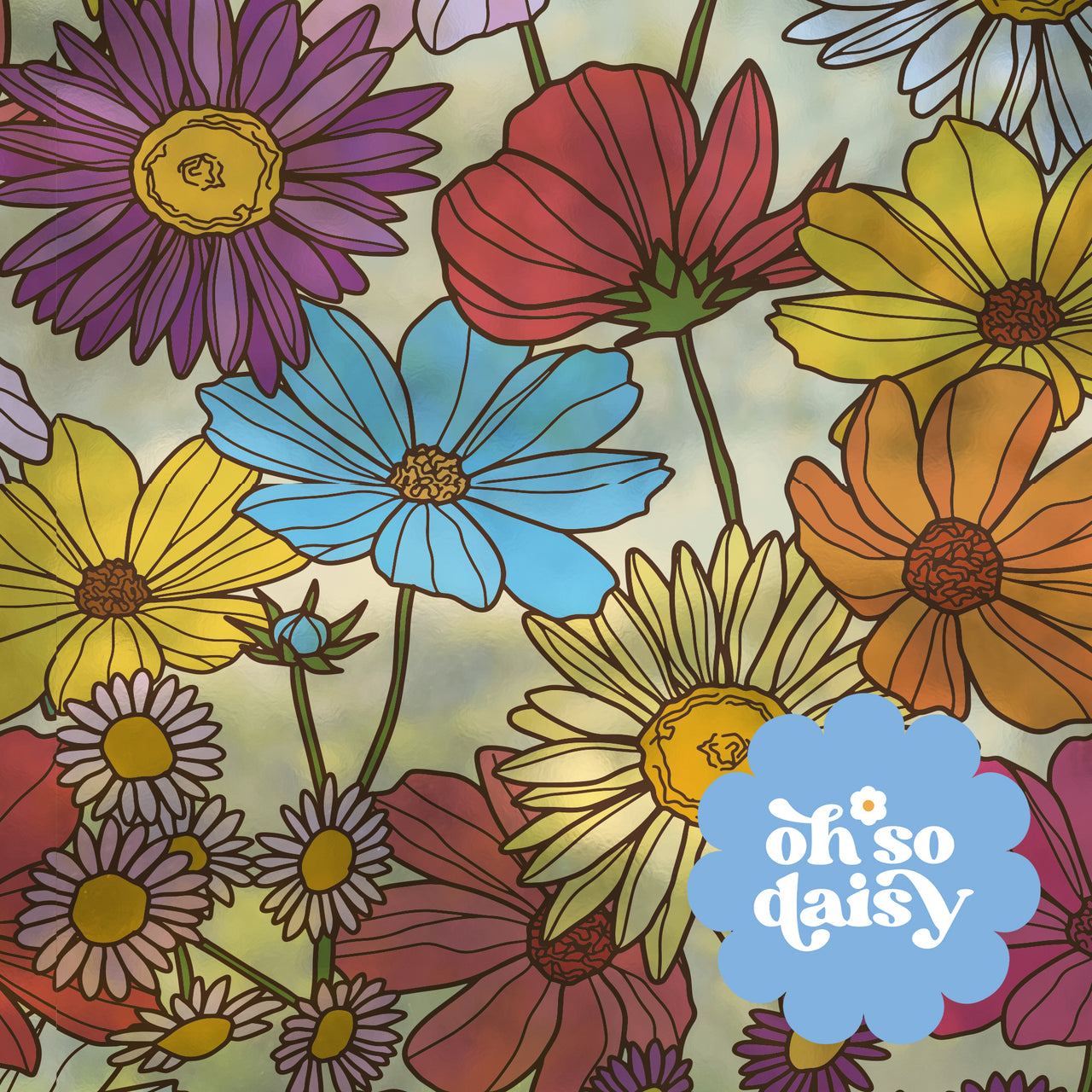 Wildflower About You | Frosted Window Vinyl