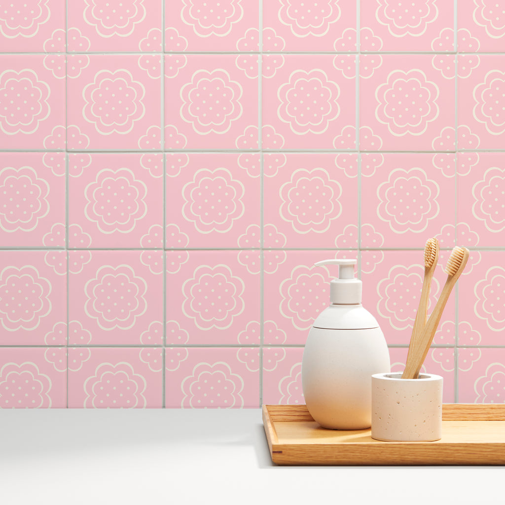 Tiles: Le Petit Biscuit (Pink)